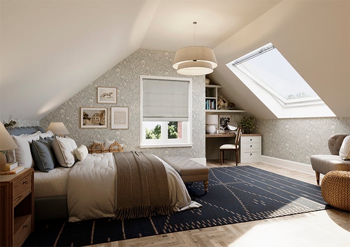 Chilham, Whisper Grey - Roman Blind - Image 6